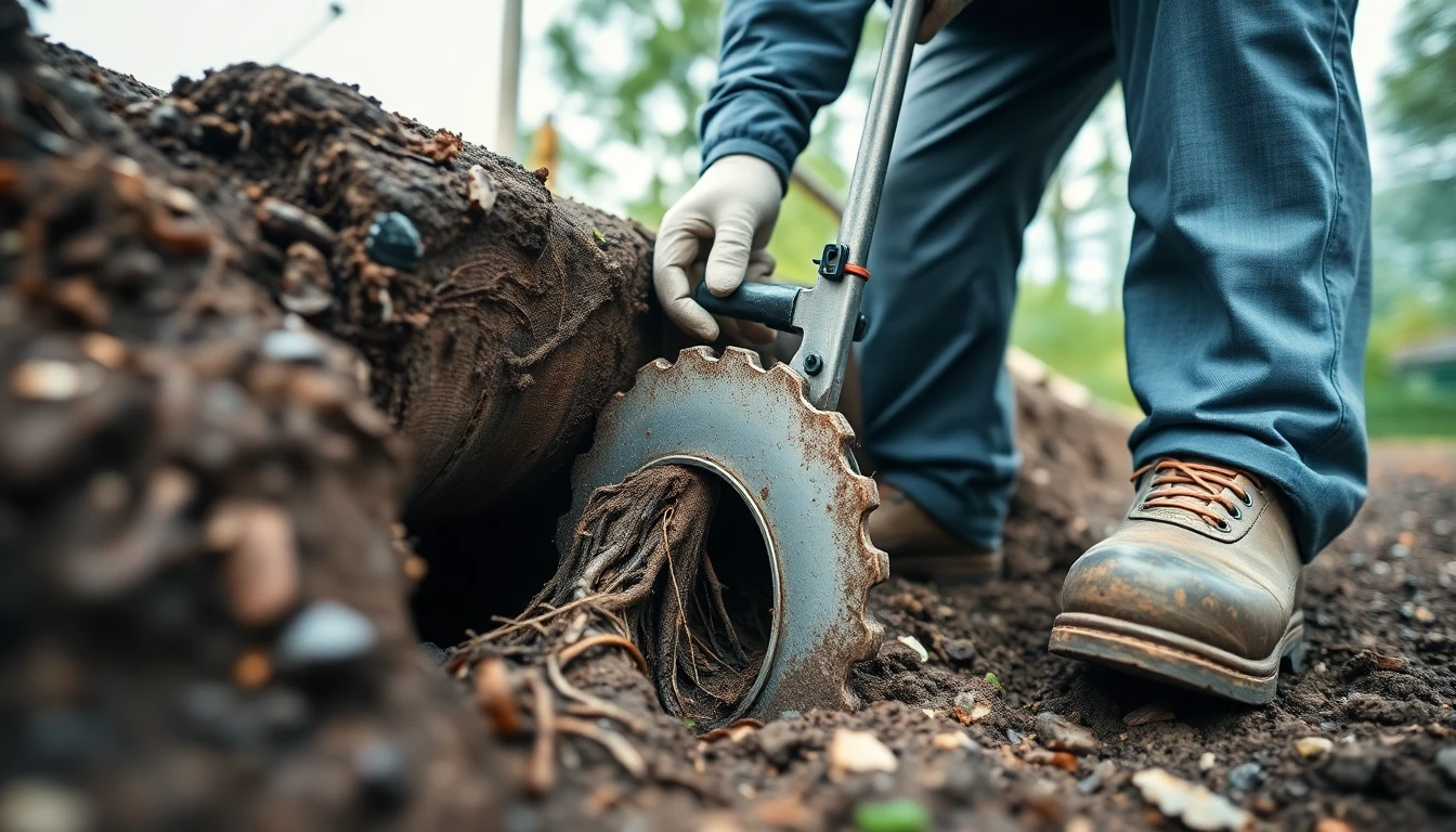 Tree Root Sewer Line Removal